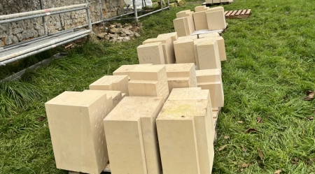 Pierres avant pose Bethonvilliers (28)