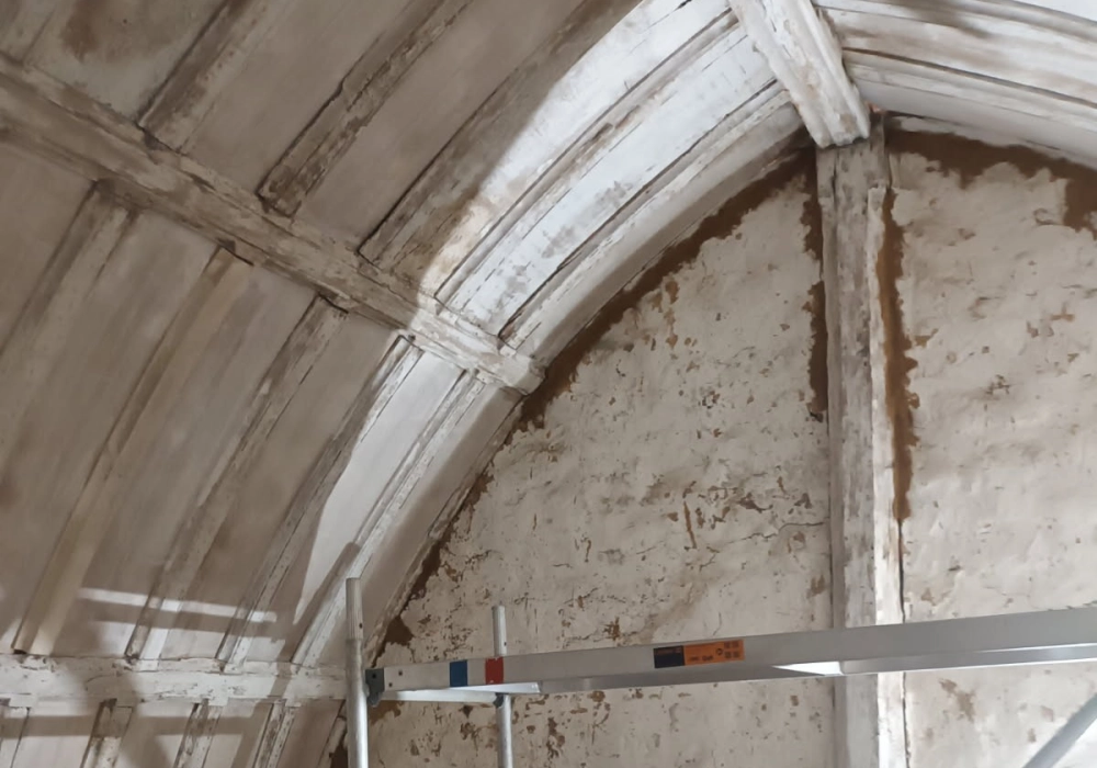 Tympan chaux - chanvre Bezu la forêt (27)